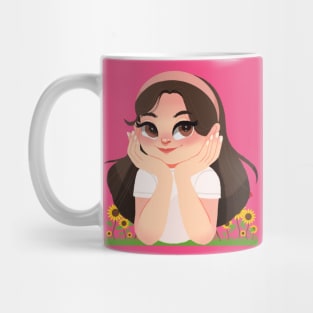 Lovely girl. Mug